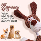 Upgrade Chew Toy for Dogs,  New  Dog Toy Indestructible Stuffed Animals for Dogs, Cute Soft Resistant Squeaky Dog Toys for Heavy Chewers (#A1)