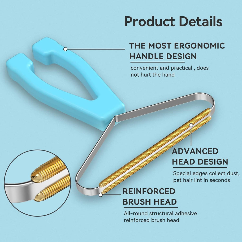 Pet Hair Cleaning Brush - Universal Hair Removal Tool for Carpets, Home, and Pets