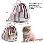 Bubble Expandable Cat Backpack Pet Travel Carrier for Cats and Dogs