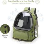 Cat Backpack Carrier for Cats and Small Dogs, Breathable Cat Bubble Backpack, Airline Approved Pet Travel Carrier for Hiking Camping Outdoor
