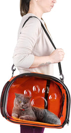 Pet Carrier Backpack, cat Carrier Bag, cat Dog Carrier Bag, Bird Carrier Bag, Backpack Carrier with Foldable Shoulder Strap, Designed for Cats and Puppies, Airline Approved, Travel, Hiking