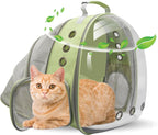 Cat Backpack Carrier, Expandable Breathable Pet Bubble Backpack for Cat Small Dog Airline Approved Pet Travel Carrying Bag for Hiking, Travel, Camping & Outdoor